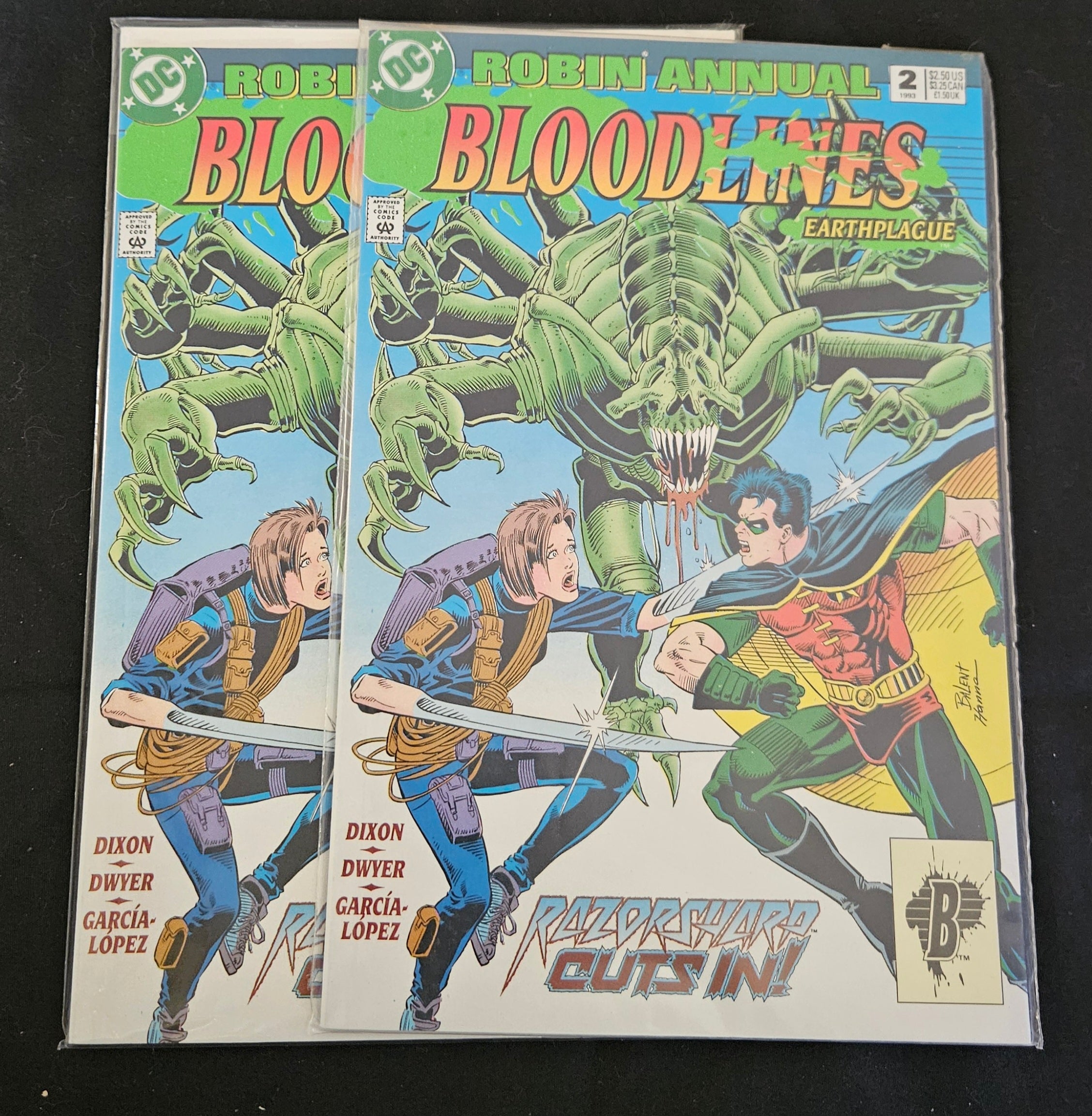 BLOODLINES: OUTBREAK #2 | 1993 DC Comic Book | Rare Collectible | Perfect for Comic Enthusiasts & Vintage Collectors