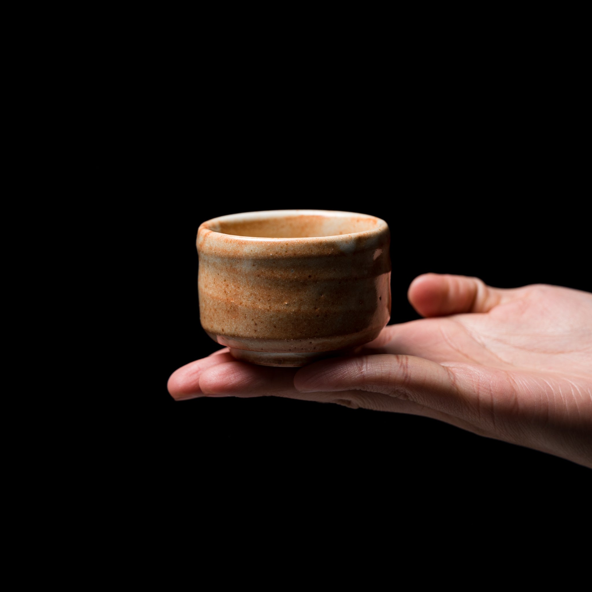 Handmade Japanese Pottery Sake Cup - Sunset Glaze Ceramic Guinomis for Authentic Sake Drinking Experience | Perfect for Japanese Restaurants, Tea Ceremonies & Home Decor