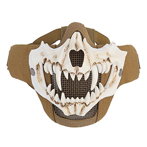 khaki-white face style