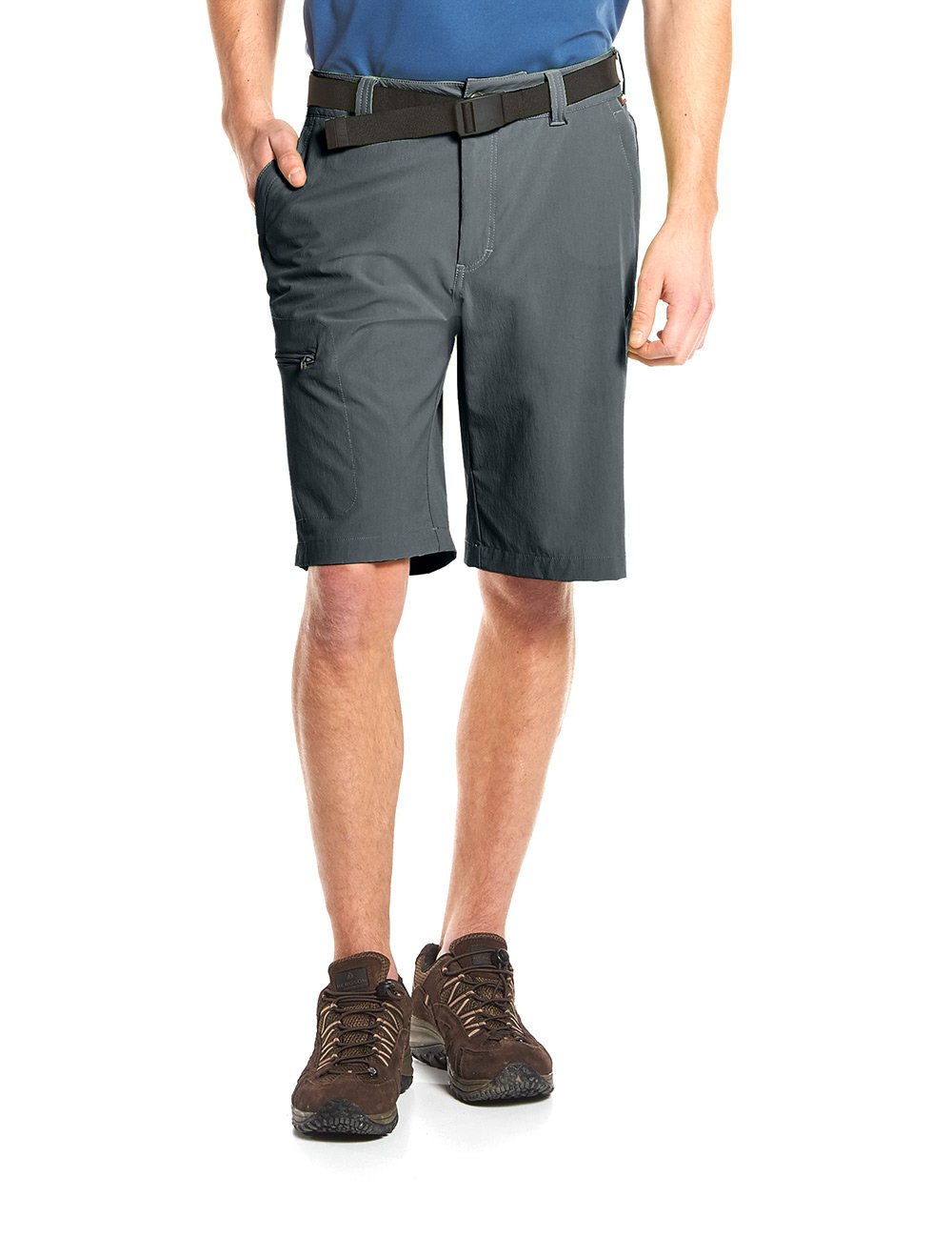 Maier Men's 130002 Shorts in Graphite - Size 48 | Comfortable Casual Shorts for Outdoor Activities & Summer Wear