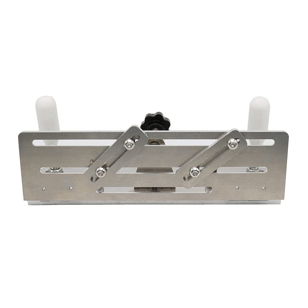 Belt Grinder Parts - Professional Knife Sharpener Jig & Belt Sander Accessory - Precision Sharpening Locator & Handheld Knife Sharpening Clip (Silver, 250x70x70mm) - Perfect for DIY Knife Making, Woodworking & Metalworking Projects