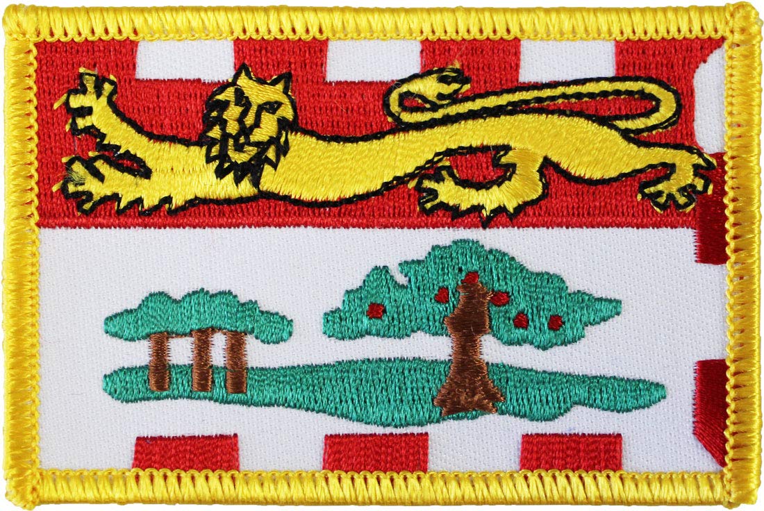 Prince Edward Island Canadian Province Embroidered Rectangular Patch - Collectible Souvenir for Travelers, Backpacks & Jackets