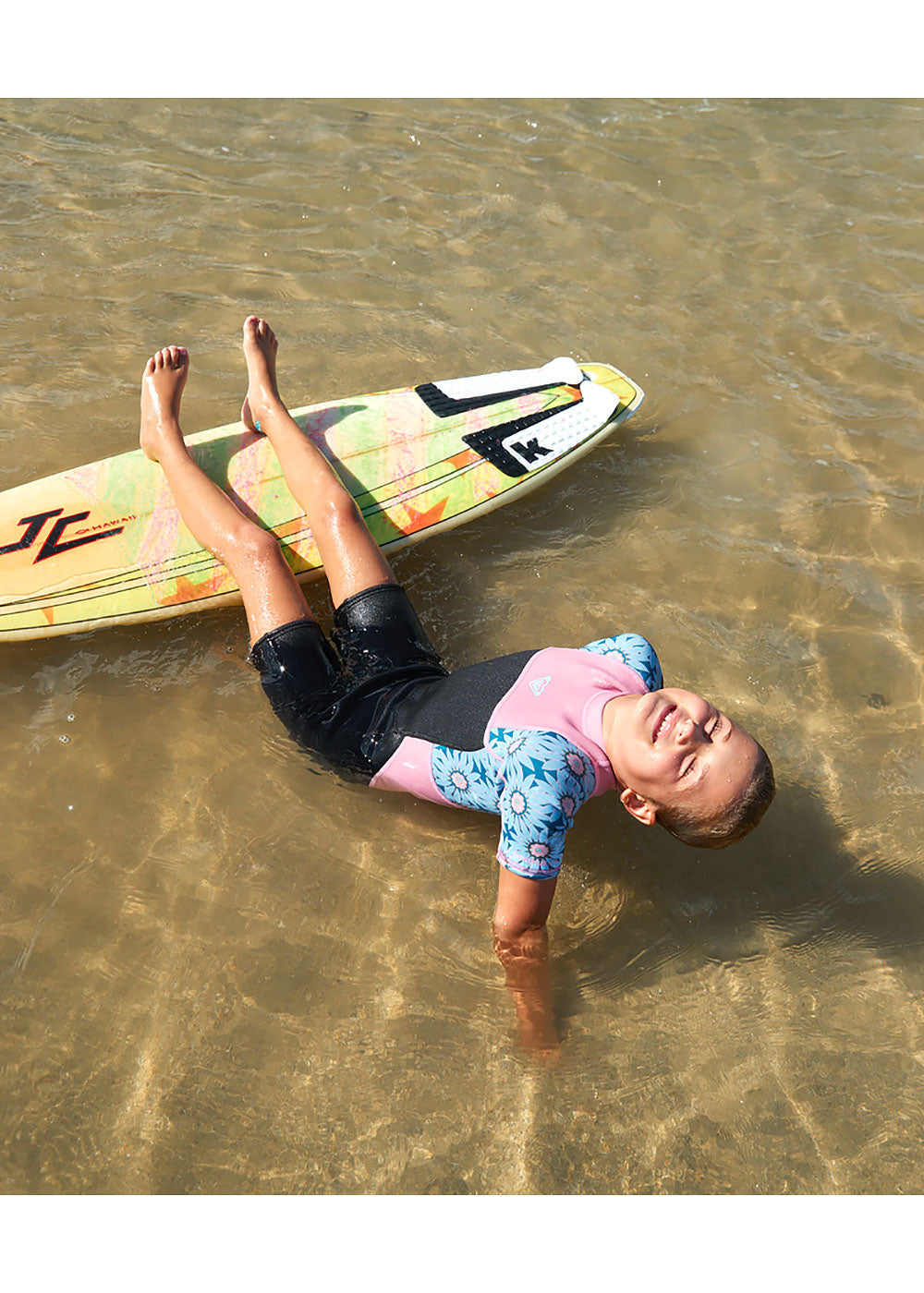 Roxy Toddler Girls Prologue 2mm BZ FL Spring Suit Wetsuit - Kids Swimwear for Beach, Surfing & Water Sports