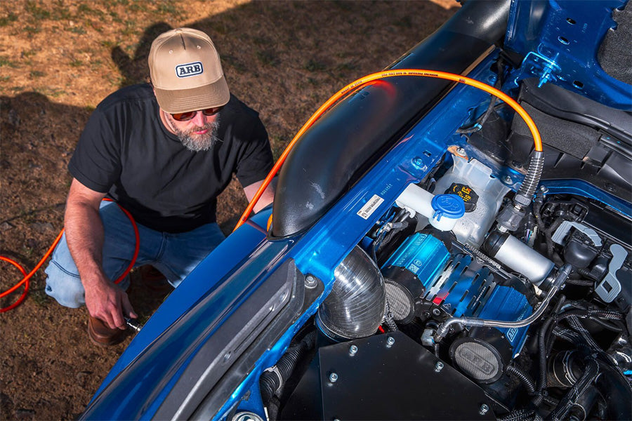 ARB Brushless Twin Air Compressor On Board - High Performance Off-Road & 4x4 Vehicle Tire Inflation System for Adventure & Emergency Use