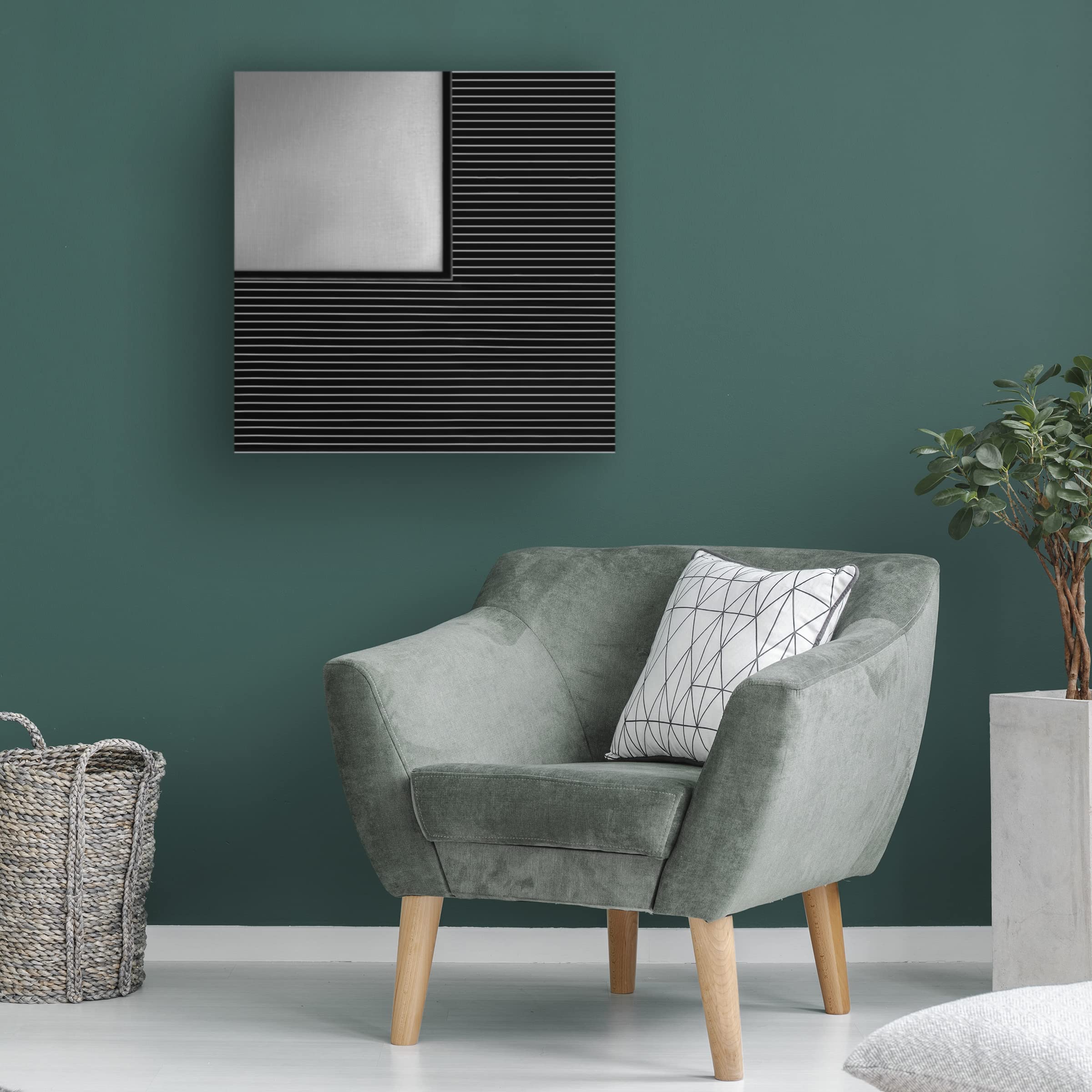 Trademark Fine Art 'Linearis' Abstract Canvas Wall Art by Gilbert Claes - Modern Home & Office Decor for Living Room, Bedroom or Workspace