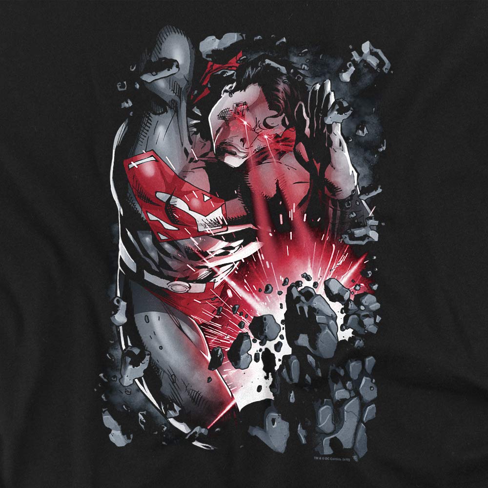 Superman Heat Blast Graphic T-Shirt for Men & Women | Unisex Superhero Tee | Casual Wear & Cosplay Costume | Perfect for Comic Con & Superhero Fans