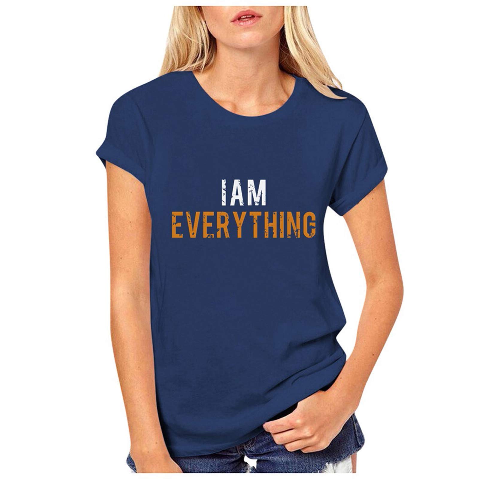 Valentine's Day Couples T-Shirts for Women - Romantic Love Letter Print Short Sleeve Tees | Perfect Gift for Couples, Date Night & Anniversary
