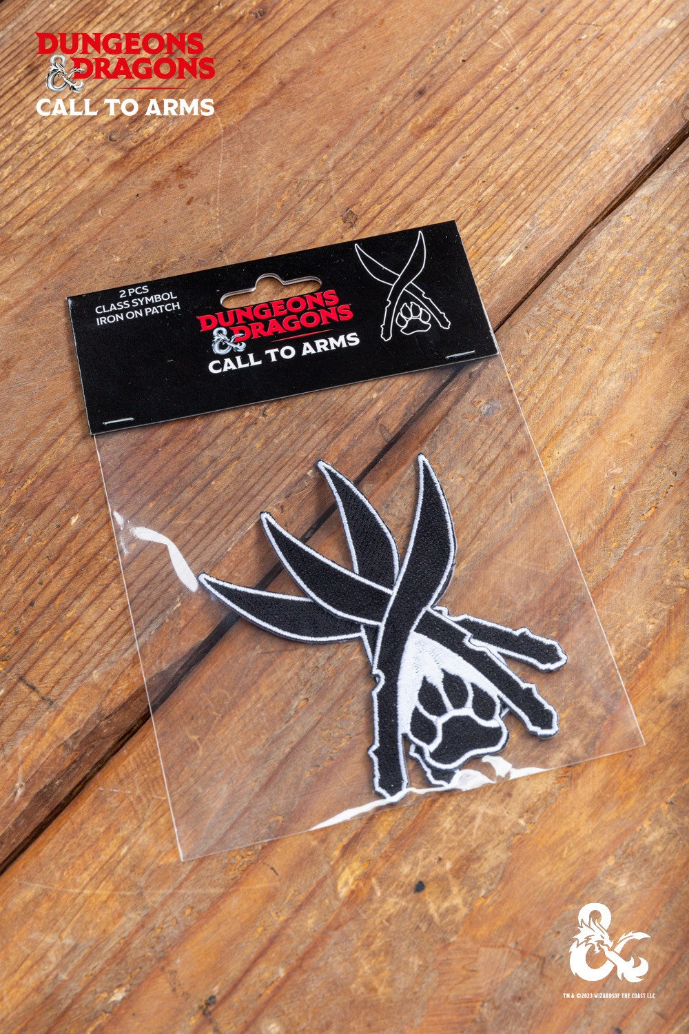 Dungeons & Dragons Ranger Class Symbol Patch Set - Embroidered Badges for Cosplay, Costumes & Backpacks | Perfect for D&D Fans & RPG Lovers
