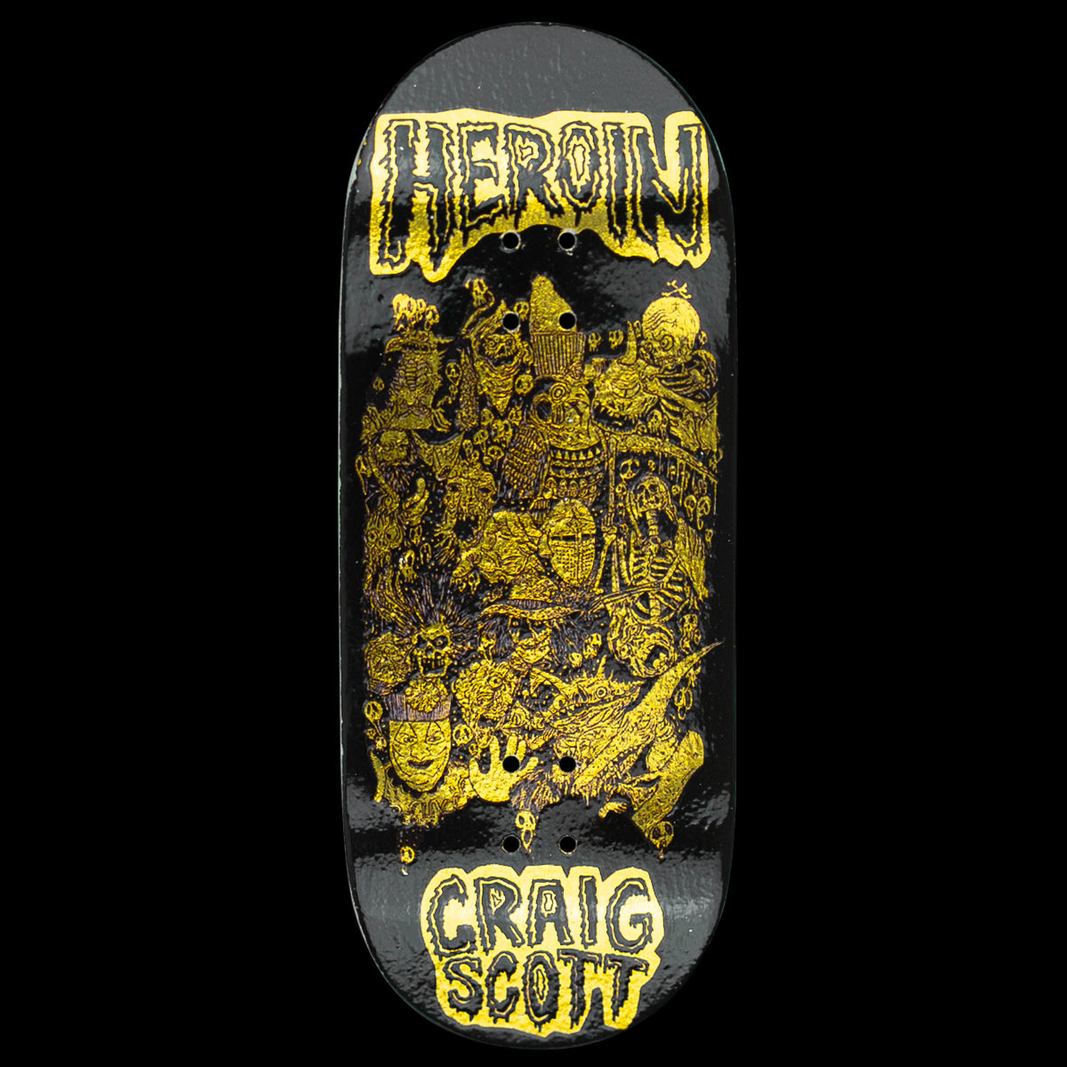 Maple Labs Fingerboard Deck - Craig Questions | Professional Finger Skateboard for Tricks & Stunts | Perfect for Skateboard Enthusiasts & Beginners