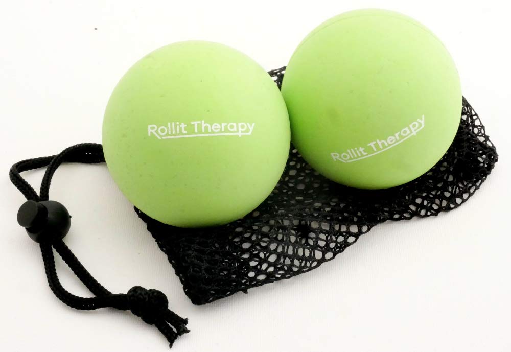 Rollit Therapy Massage Balls Set - Deep Tissue Muscle Relief for Back, Neck & Feet - Perfect for Home, Office & Gym Recovery