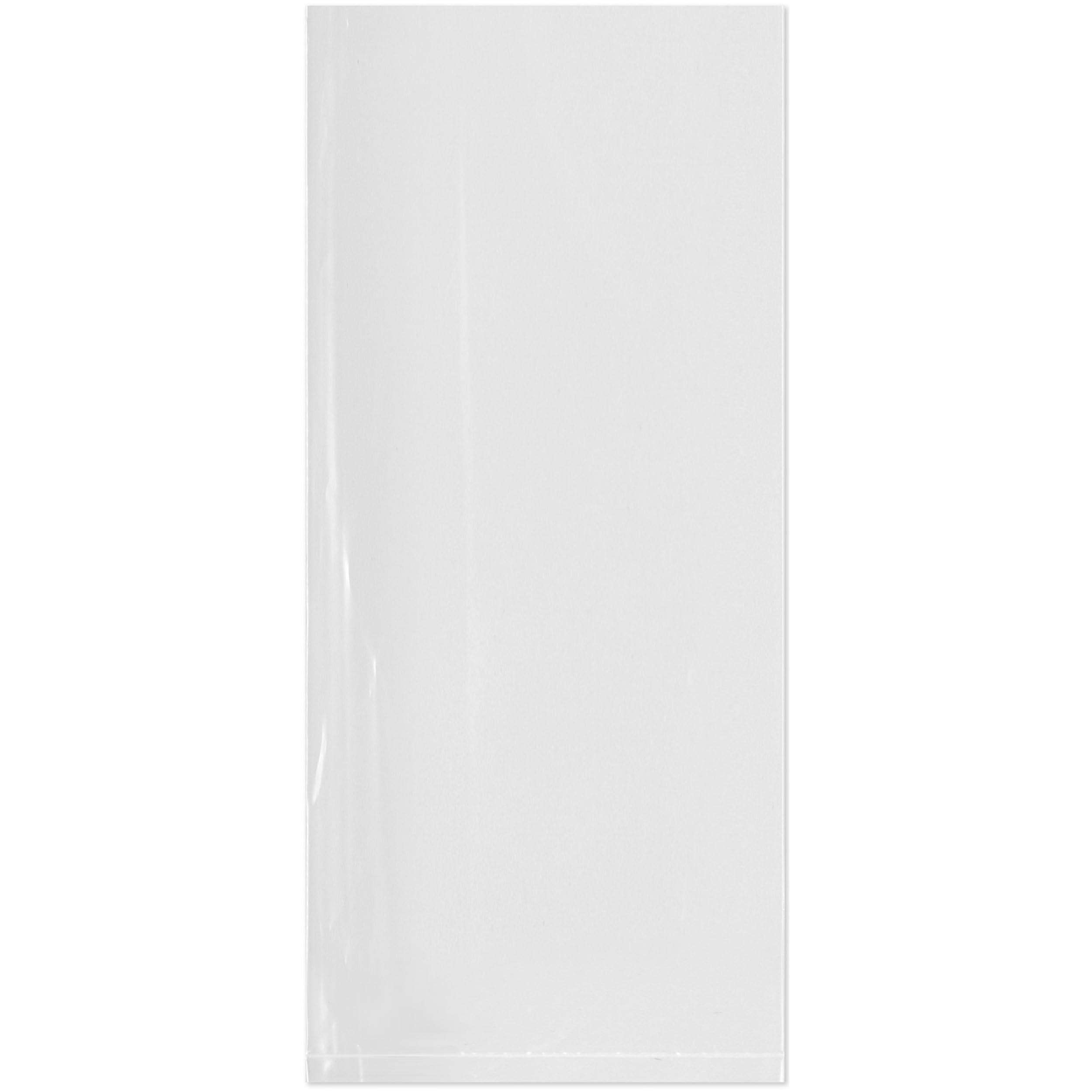 Plymor 8x18 Inch 4 Mil Clear Plastic Poly Bags - 1000 Pack | Flat Open Polyethylene Bags for Packaging, Storage & Organization | Perfect for Retail, Crafts, Food & Small Parts