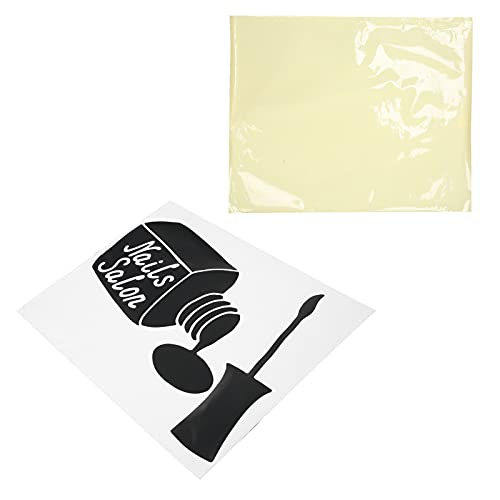 Waterproof Nail Art Wall Stickers 71x53cm - Eco-Friendly PVC Vinyl Salon Decor for Nail Shops & Windows - Perfect for Nail Art Studios, Beauty Salons and Home Manicure Stations