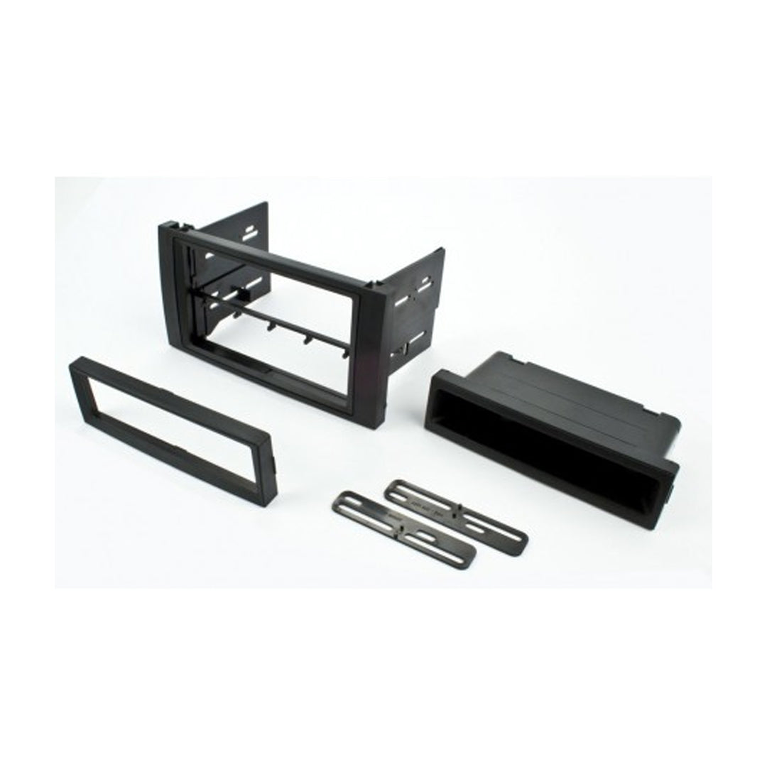 2010-2011 Ford Transit Connect Car Stereo - Single DIN & Double DIN Radio Installation Kit with Storage Pocket | Perfect for Aftermarket Audio Upgrades & Custom Dash Installations