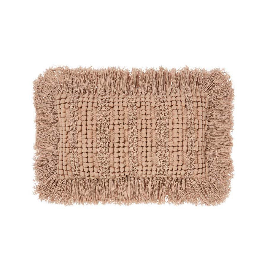 Diego Terracotta Long Filled Cushion - Decorative Boho Pillow for Sofa, Bed & Outdoor Use - Perfect for Living Room, Patio and Home Decor