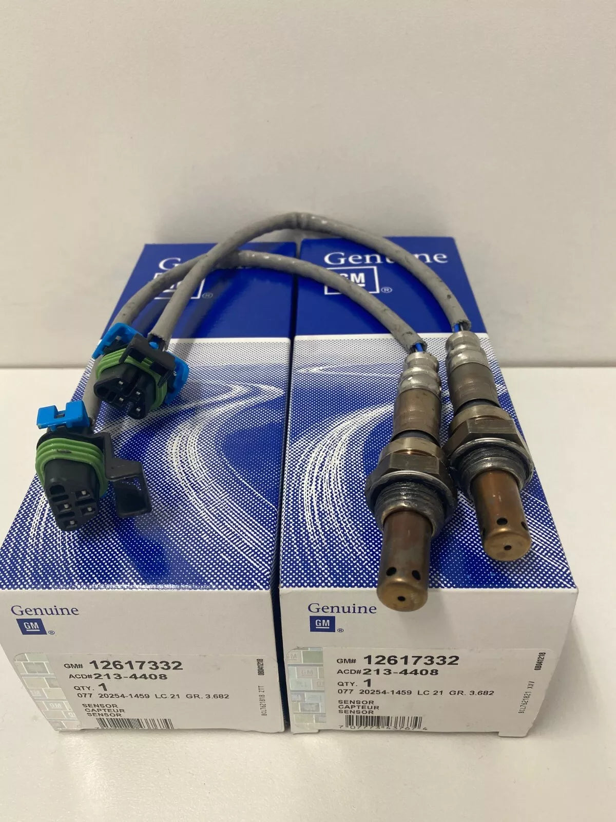Genuine Holden VF WN V8 LSA Supercharged Front Oxygen Sensor Pair 12617332 - Compatible with Holden Commodore VE VF - Improve Engine Performance & Fuel Efficiency