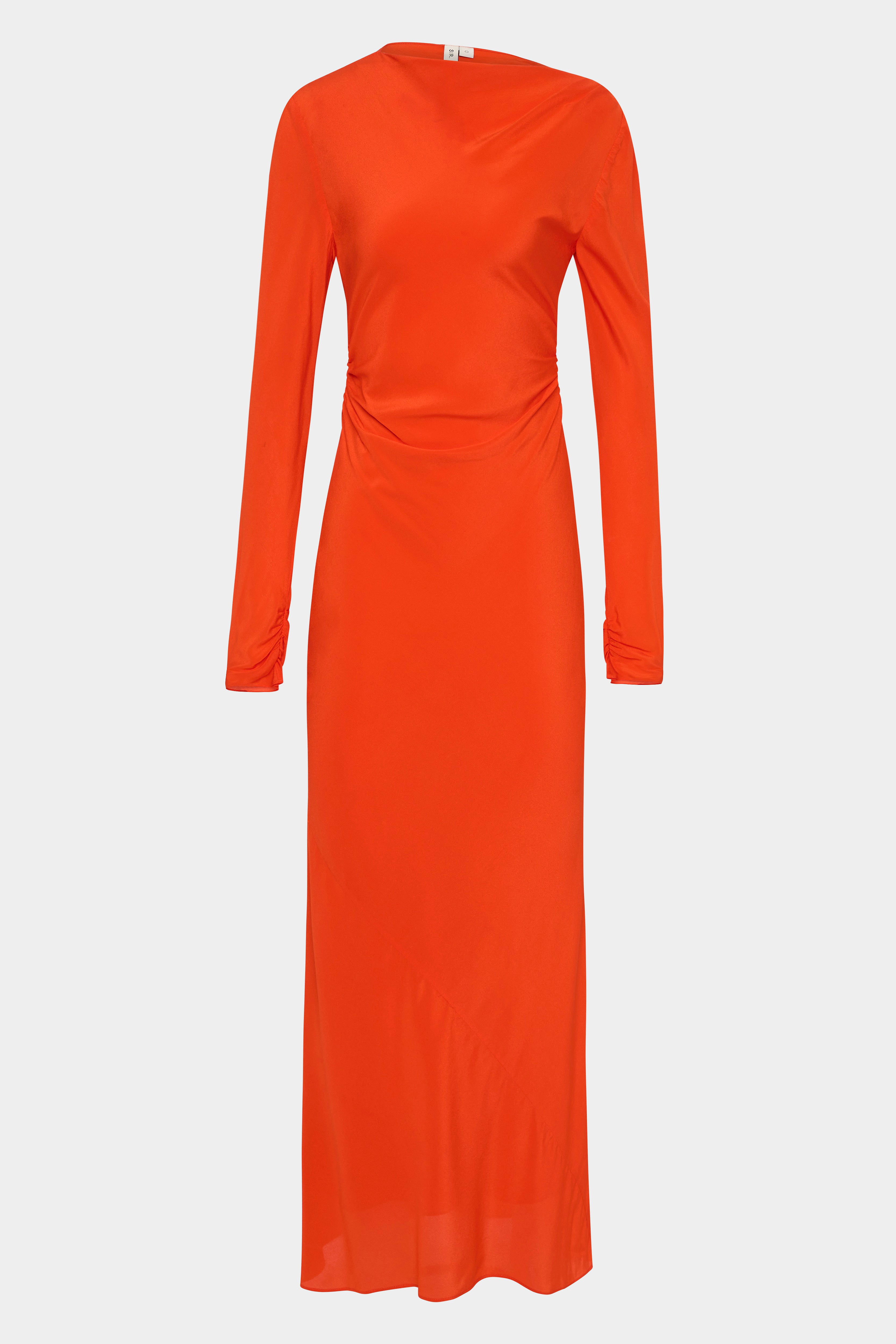 Fresca Women's Gathered Midi Dress - Flowy Summer Casual Dress for Beach, Party & Everyday Wear