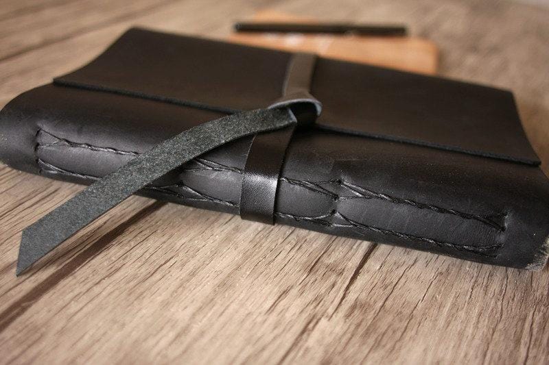 Personalized Leather Baby Boy Memory Book Album - Custom Keepsake for First Year Milestones, Baby Shower Gifts & Newborn Photo Scrapbook