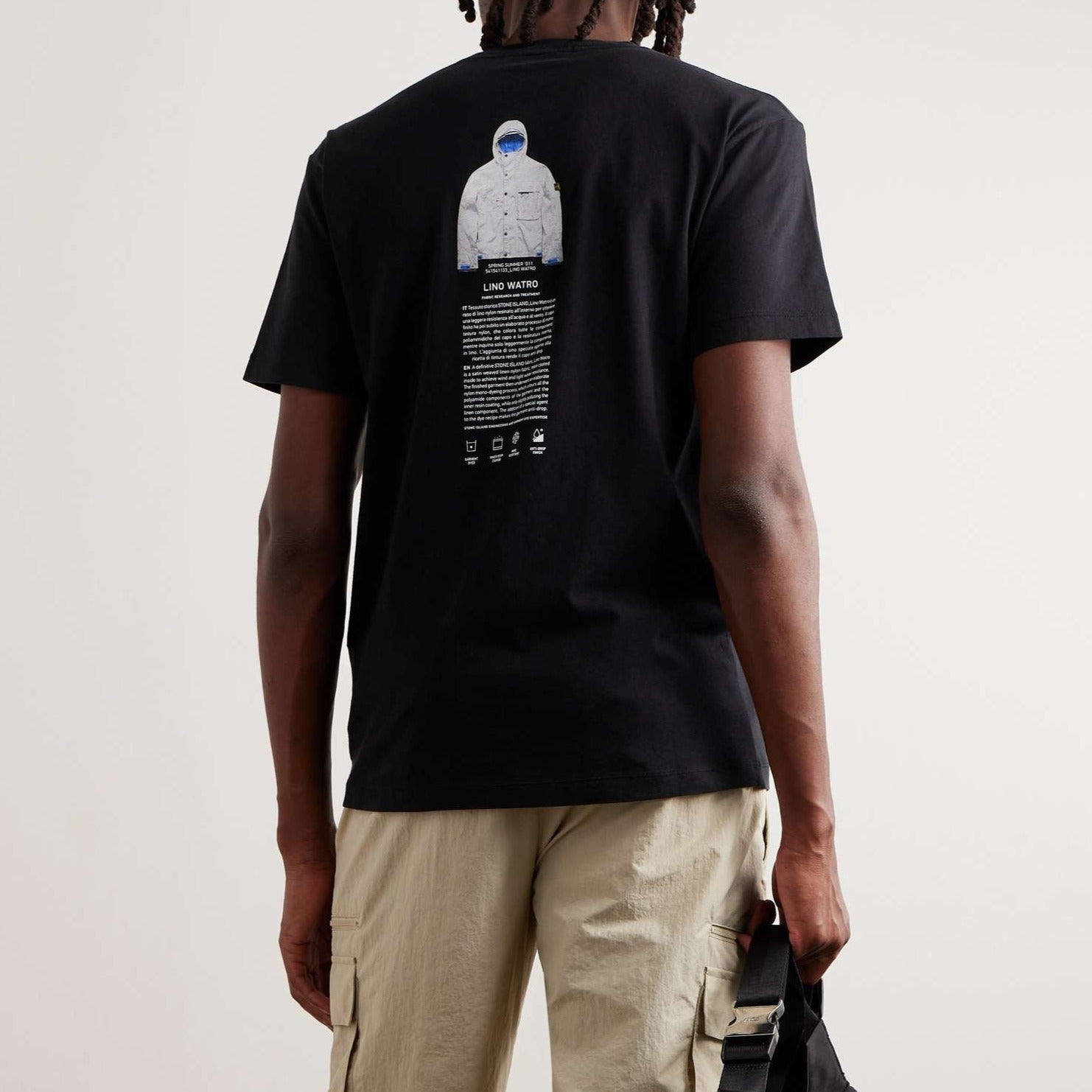 Stone Island Embroidered Archivo T-Shirt - Men's Casual Short Sleeve Tee for Streetwear & Everyday Wear
