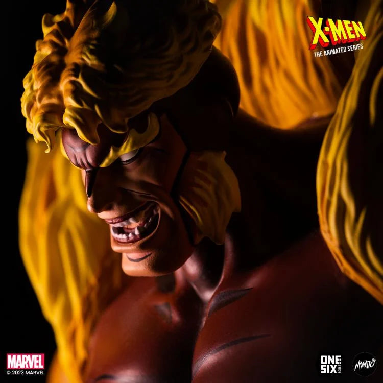 X-Men The Animated Series Sabretooth 1/6 Scale Collectible Action Figure - Perfect for Marvel Fans, Display & Comic Book Collections