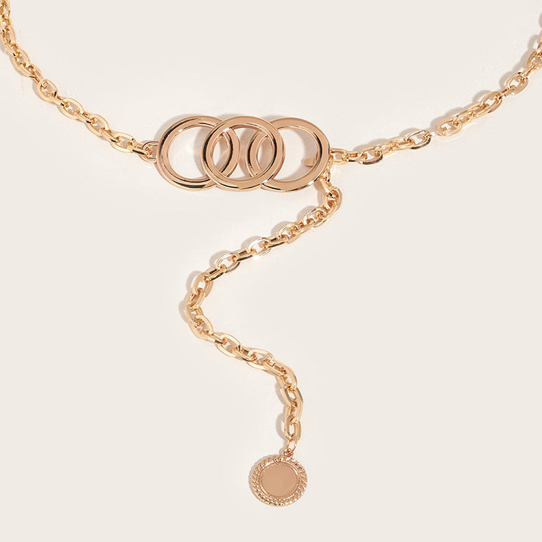 Stylish Metal Pendant Waist Chain for Women - Gothic Boho Body Jewelry - Perfect for Music Festivals, Rave Outfits & Beach Parties
