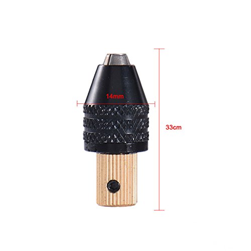 Mini Self-Tightening Electric Motor Shaft Fixture Clamp Drill Chuck Adapter Collet Set 0.3-3.5mm - Precision Brass & Steel Micro Fixing Device for CNC, DIY, and Small Machinery Repairs