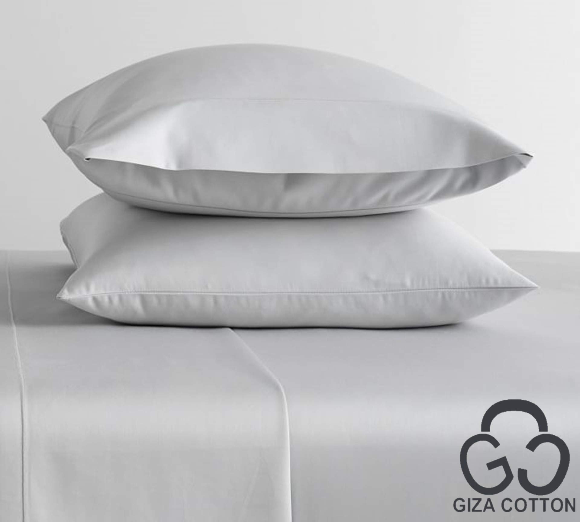 Premium 100% Giza Egyptian Cotton 4-Piece King Size Sheet Set - 25