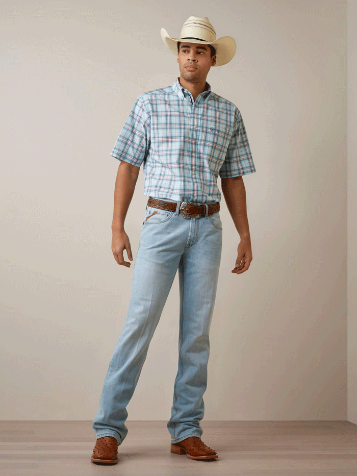 Ariat Men's M5 Straight Fit Zuma Jean - Comfortable & Durable Denim Pants for Work, Casual Wear & Outdoor Activities