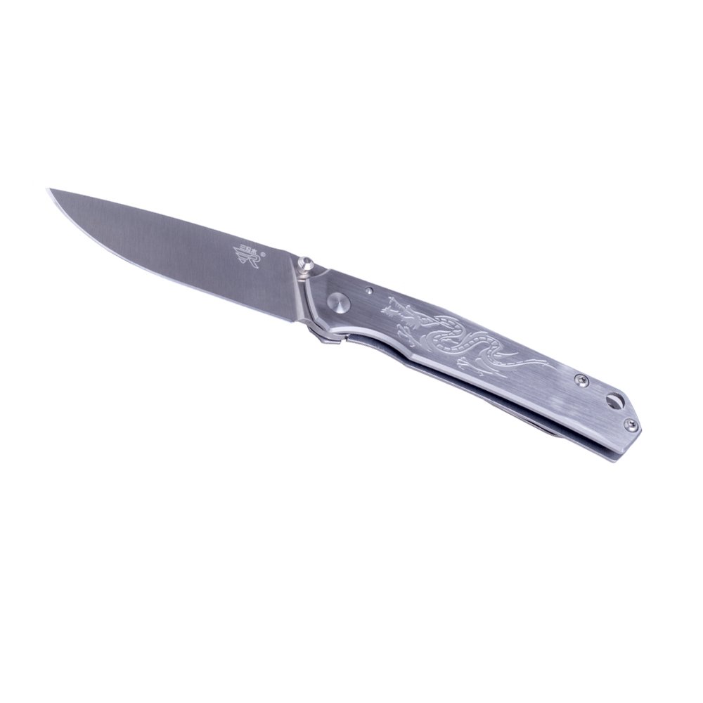 Sanrenmu 7129 EDC Pocket Folding Knife - 12C27 Stainless Steel Blade, 2.56
