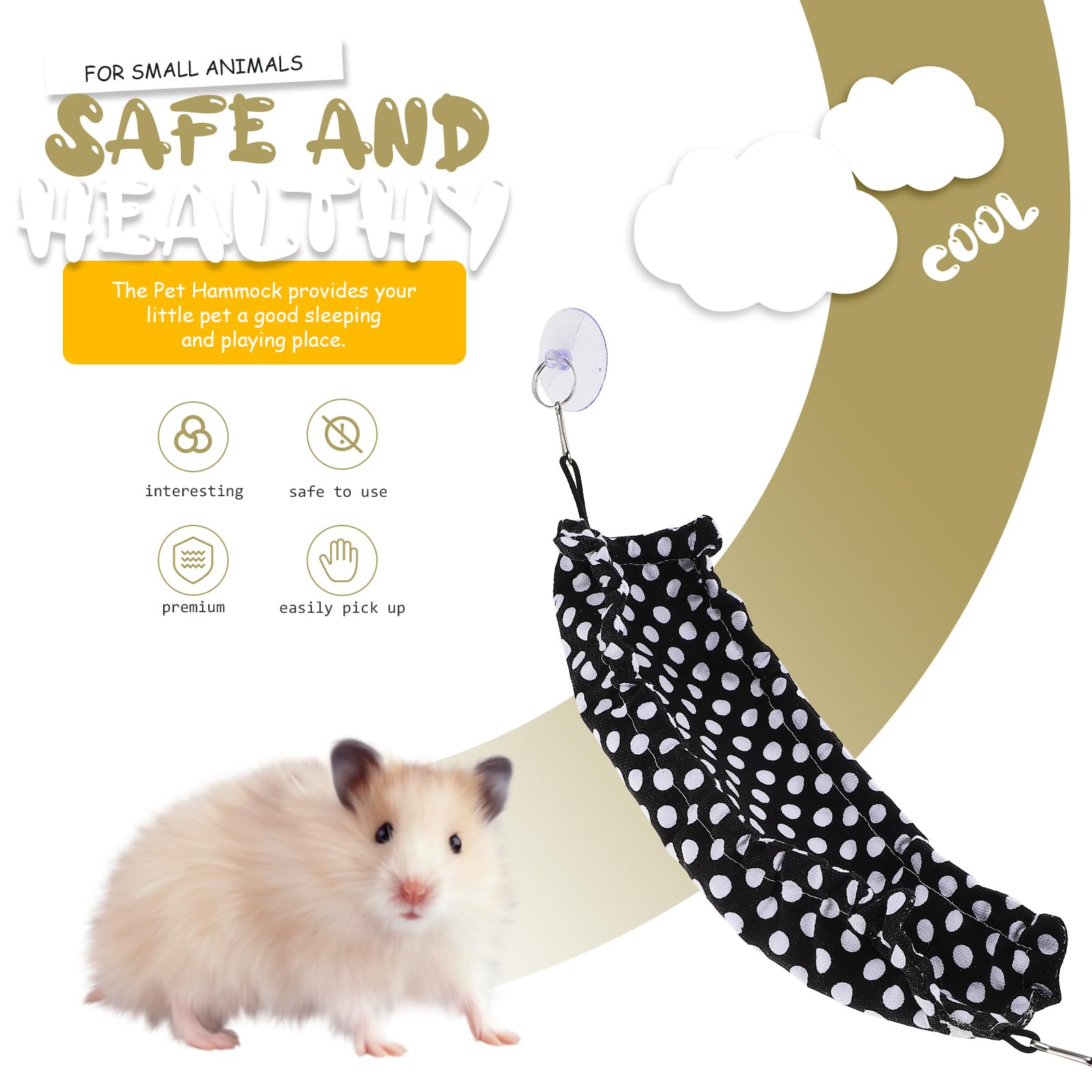 **Premium Reptile Hammock with Suction Cups – Hanging Bed & Swing for Lizards, Snakes & Small Pets – Cozy Sleeping & Climbing Toy – Ideal for Terrariums, Cages & Pet Habitats**