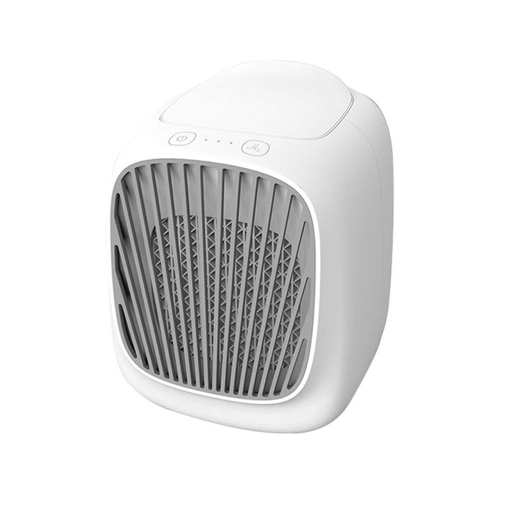 Portable USB Mini Air Humidifier & Cooler - Desktop Personal Evaporative Cooling Fan for Home Office | Perfect for Bedroom, Nursery & Workspace