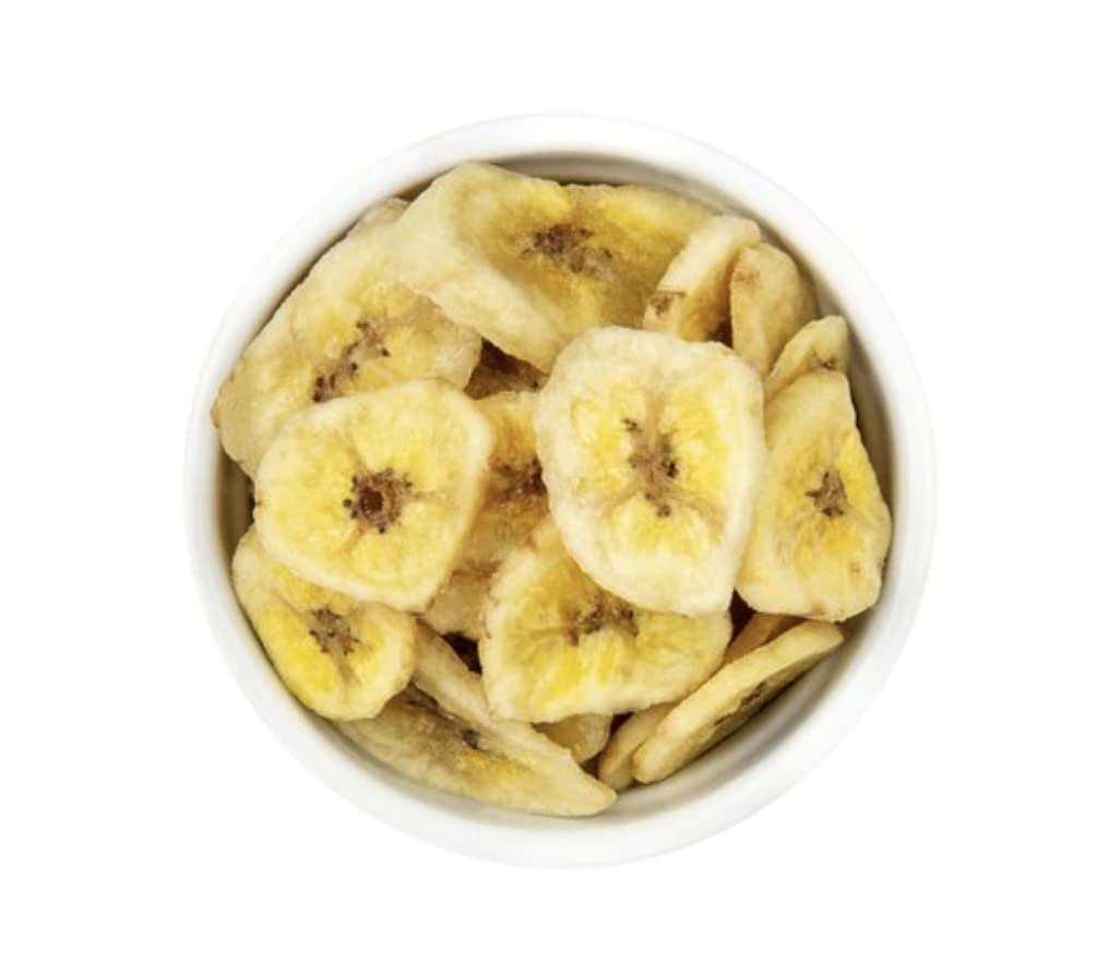 Mariani Banana Chips | Crunchy Dried Fruit Snacks | Healthy Vegan & Gluten-Free Snacks for Kids & Adults | 6oz Pack of 4 | Perfect for Lunchboxes, Hiking & On-the-Go Snacking