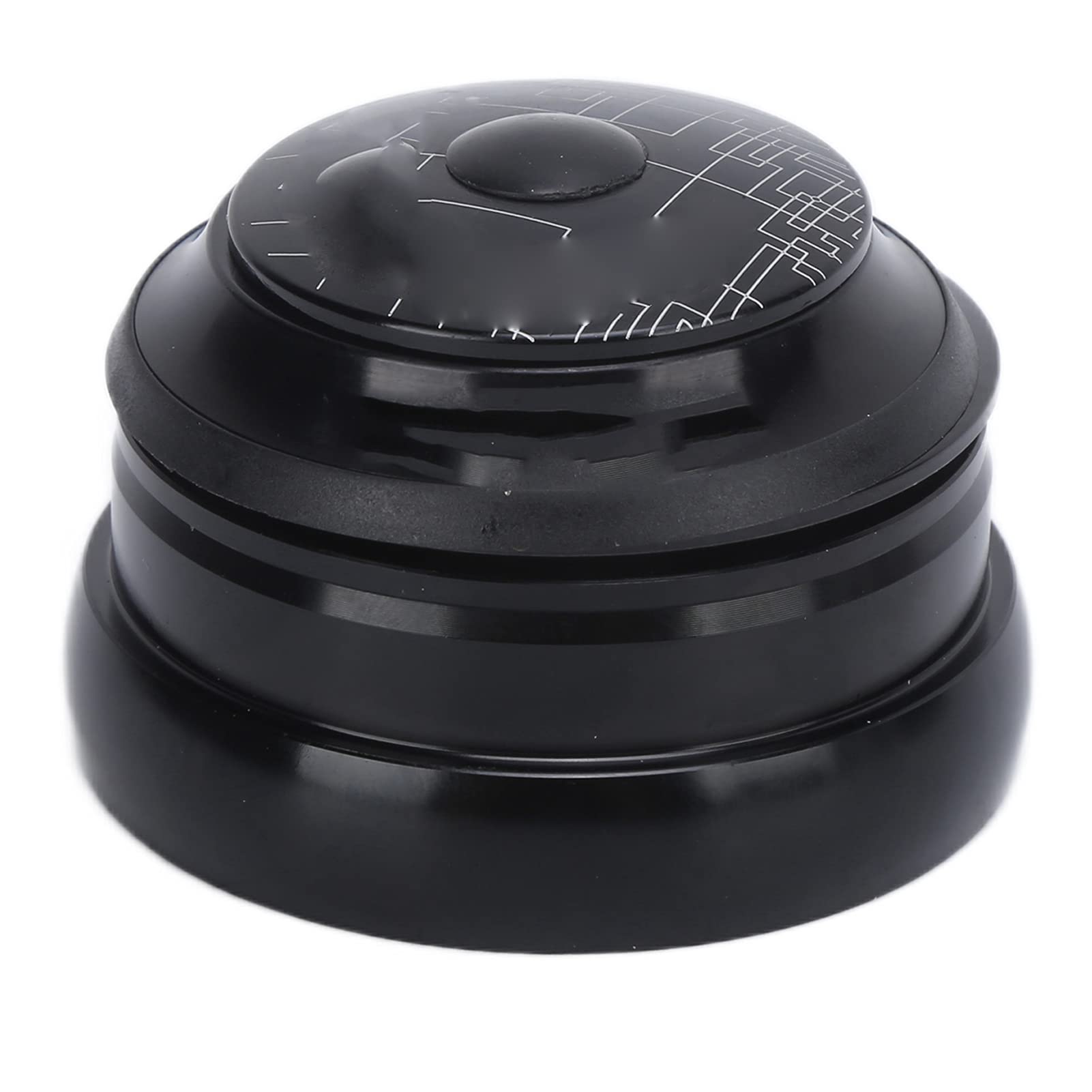 Dilwe CNC Aluminum Bicycle Headset - 44mm/50.6mm Double Bearing MTB & Road Bike Headset - Perfect for Mountain Biking, Road Cycling & Commuting