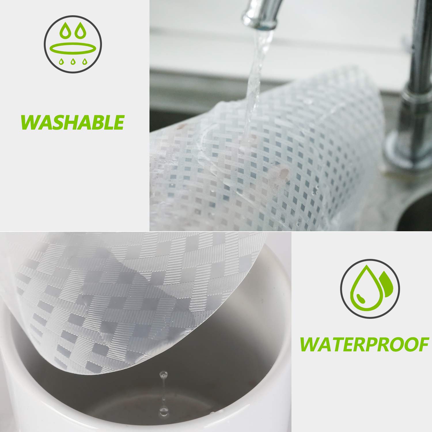 Non-Slip EVA Refrigerator Shelf Liner - 17.5