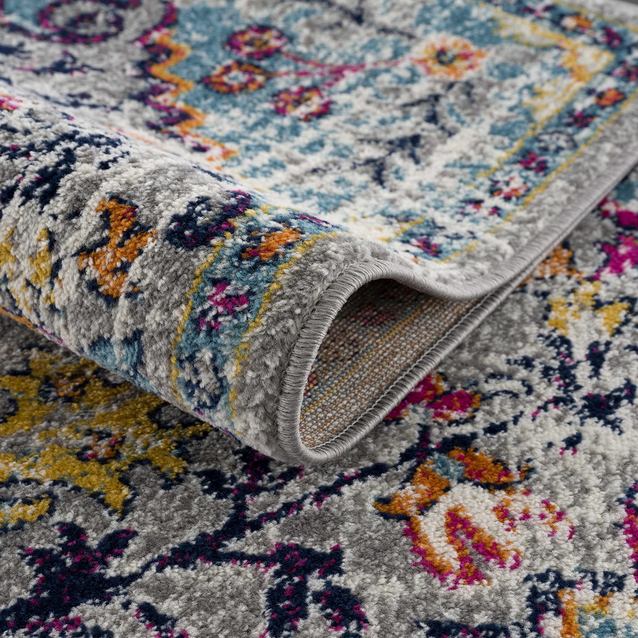 Premium Hauteloom Delanson Traditional Area Rug for Living Room & Bedroom - 9' x 12'6
