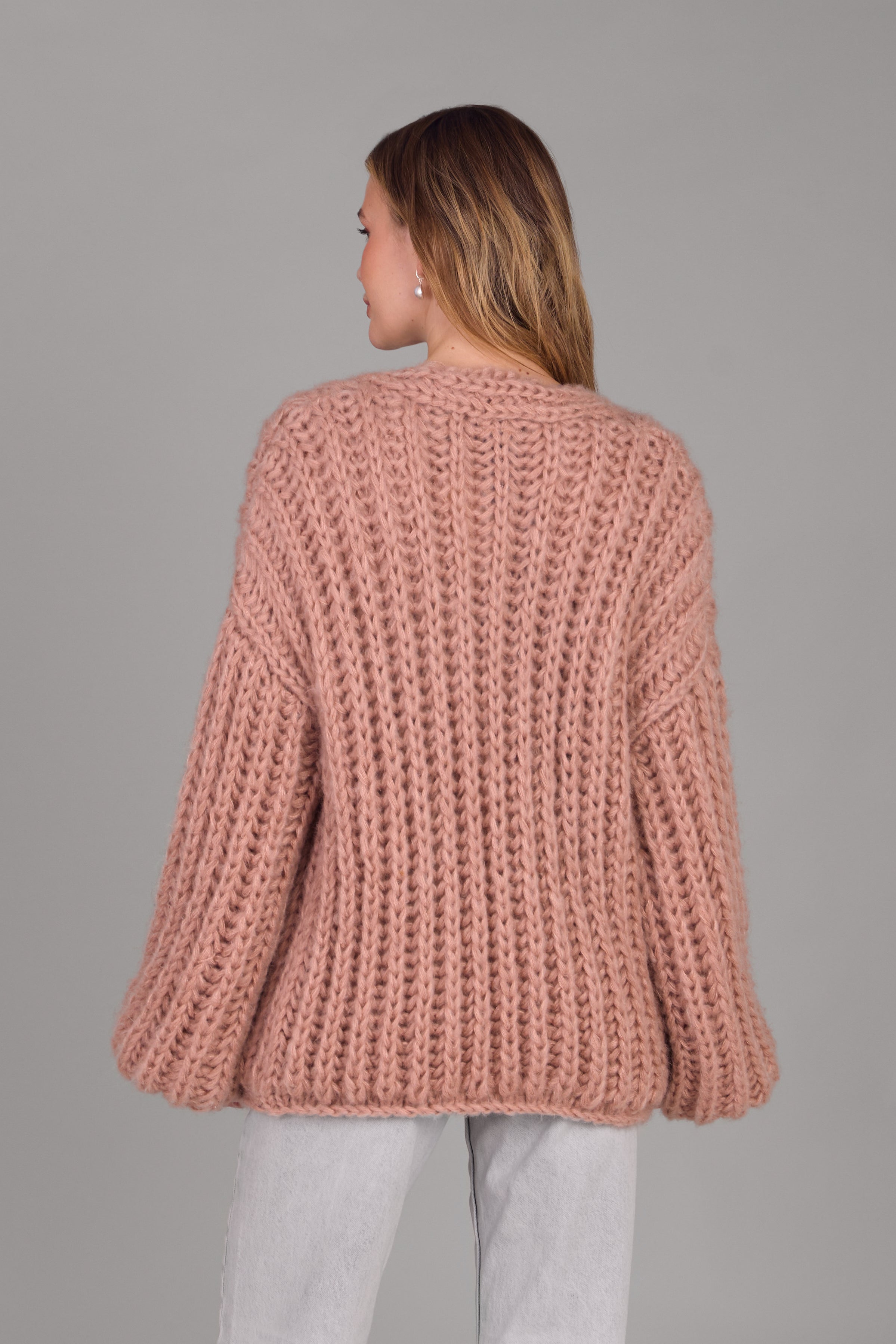 Chunky Knit Oversized Cardigan Sweater for Women - Soft Cozy Winter Sweater - Perfect for Fall & Winter Layering, Lounging at Home, and Coffee Dates