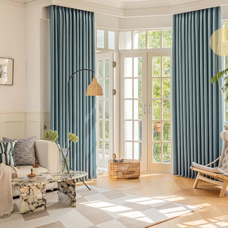 Claire Polyester Wavy Pattern Curtain Swatch - Elegant Window Treatment for Living Room, Bedroom & Home Decor