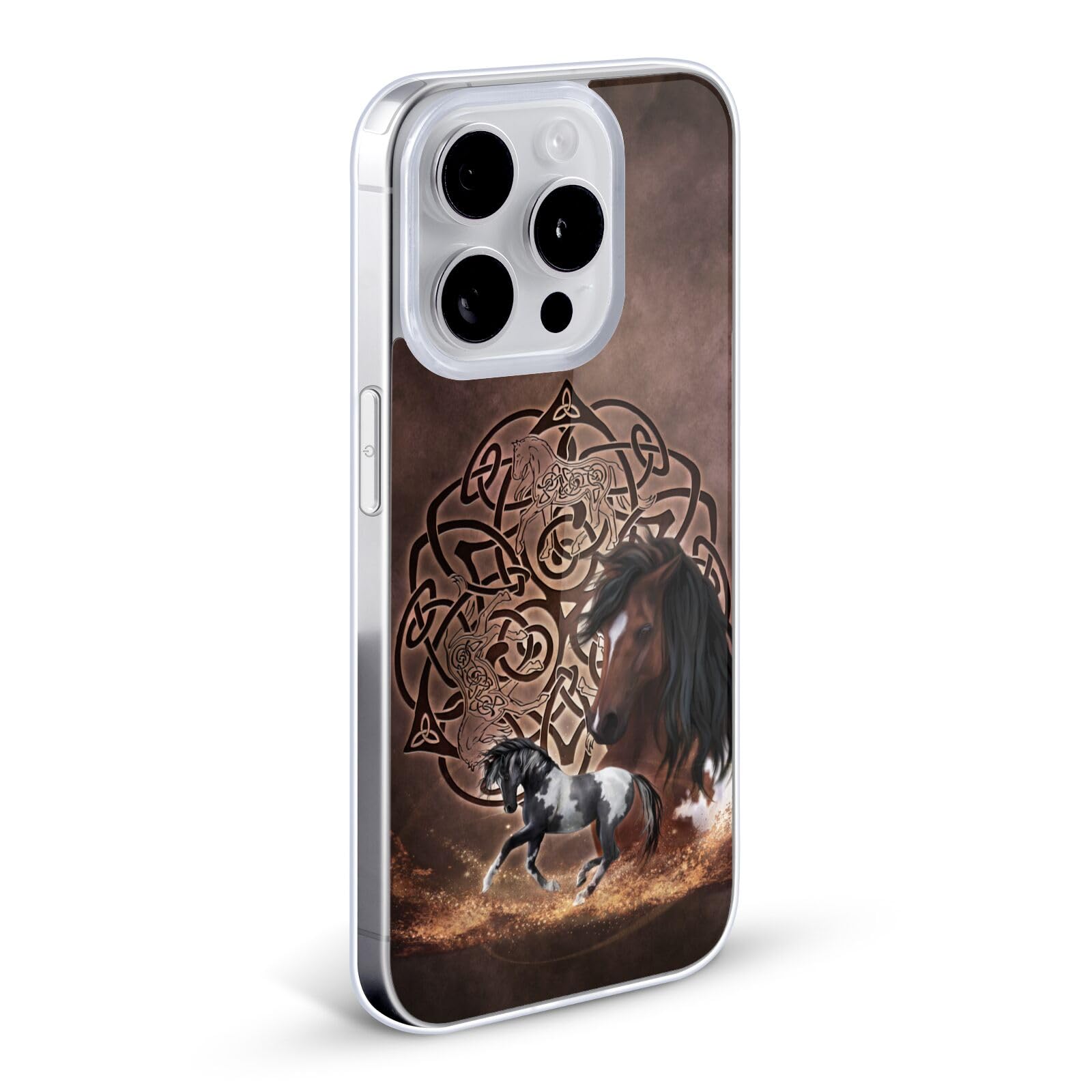 Officially Licensed Brigid Ashwood Celtic Wisdom Horse Soft Gel Case for Apple iPhone 13 Pro Max - Durable Protective Phone Cover with Artistic Design, Perfect for Everyday Use and Gift Giving