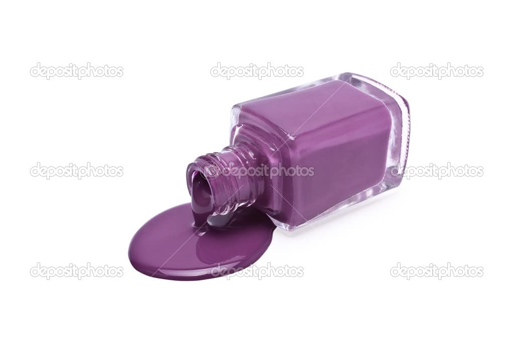 HTyagi Nail Polish - Long Lasting Violet Nail Lacquer 13ml for Manicure & Pedicure at Home or Salon