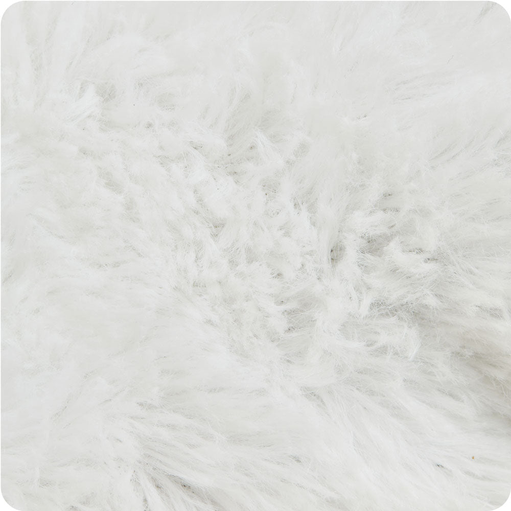White Bear Warmies - Soft Plush Microwaveable Heating Pad for Kids & Adults - Perfect for Relaxation, Stress Relief & Pain Comfort - Ideal for Cold Weather, Cramps & Aches