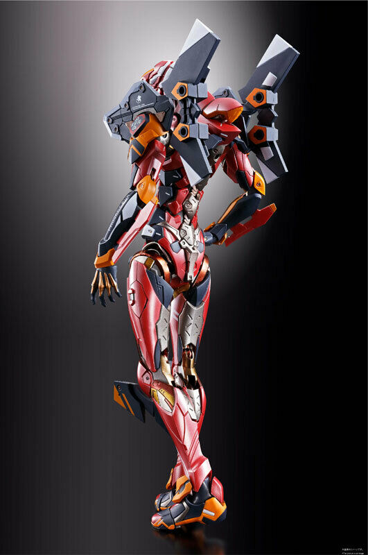 Bandai Metal Build Evangelion EVA-02 Production Model Action Figure - Neon Genesis Collectible for Anime Fans & Display