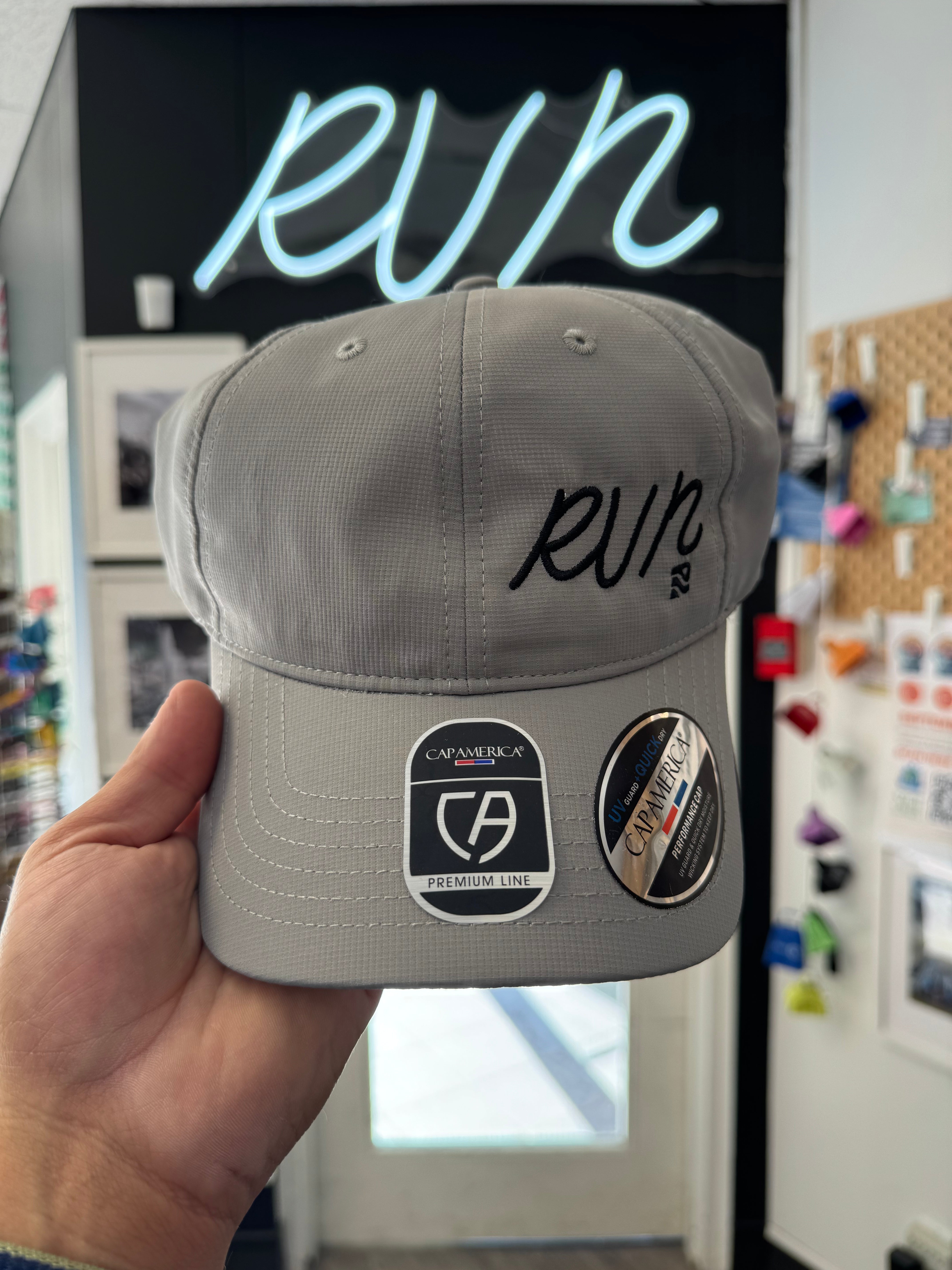 City Park Runners RUN Premium Performance Running Hat - Lightweight Moisture-Wicking for Men & Women - Perfect for Jogging, Hiking & Outdoor Sports