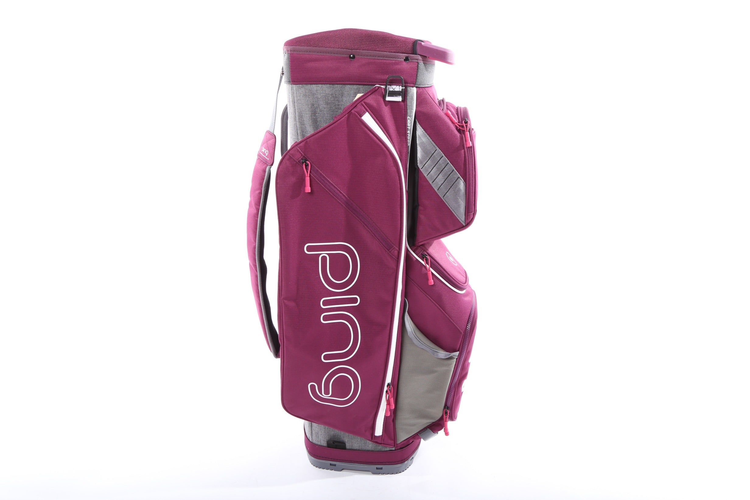 Ping Traverse Cart Golf Bag - 14-Way Divider, 8 Pockets with Rain Cover | Premium Golf Cart Bag for Men & Women | Perfect for Club Tournaments & Weekend Golfing