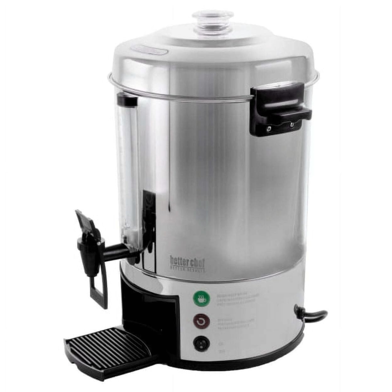 Better Chef 100 Cup Commercial Stainless Steel Coffee Urn - Large Capacity Coffee Brewer for Catering, Events & Office Use