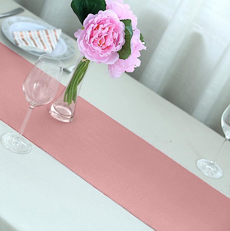 12x108 Inch Polyester Table Runner for Wedding Decorations - Elegant Dining Table Cover for Parties, Banquets, and Special Events