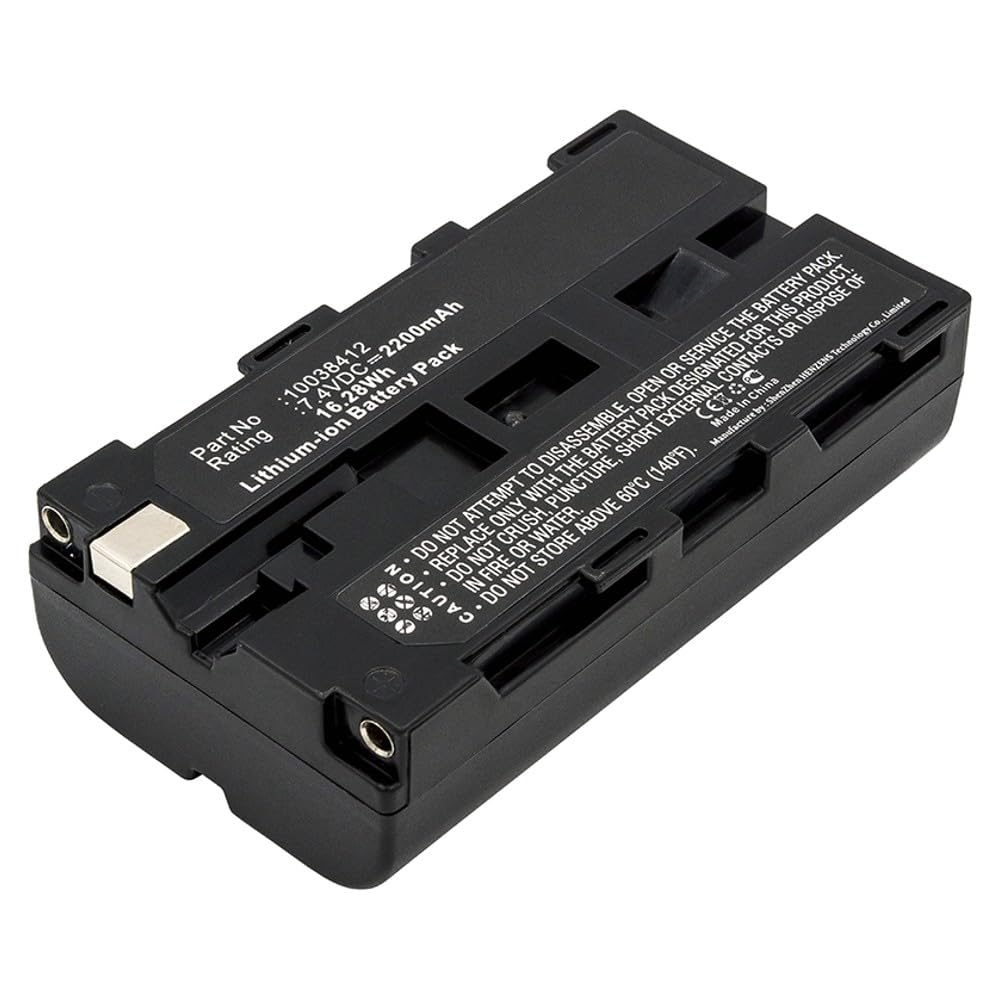 Synergy Digital Thermal Camera Battery - 7.4V 2200mAh Li-ion Replacement for MSA 10038412 | High Capacity Power Supply for MSA Thermal Imaging Cameras | Perfect for Industrial Inspections, Firefighting & Building Diagnostics