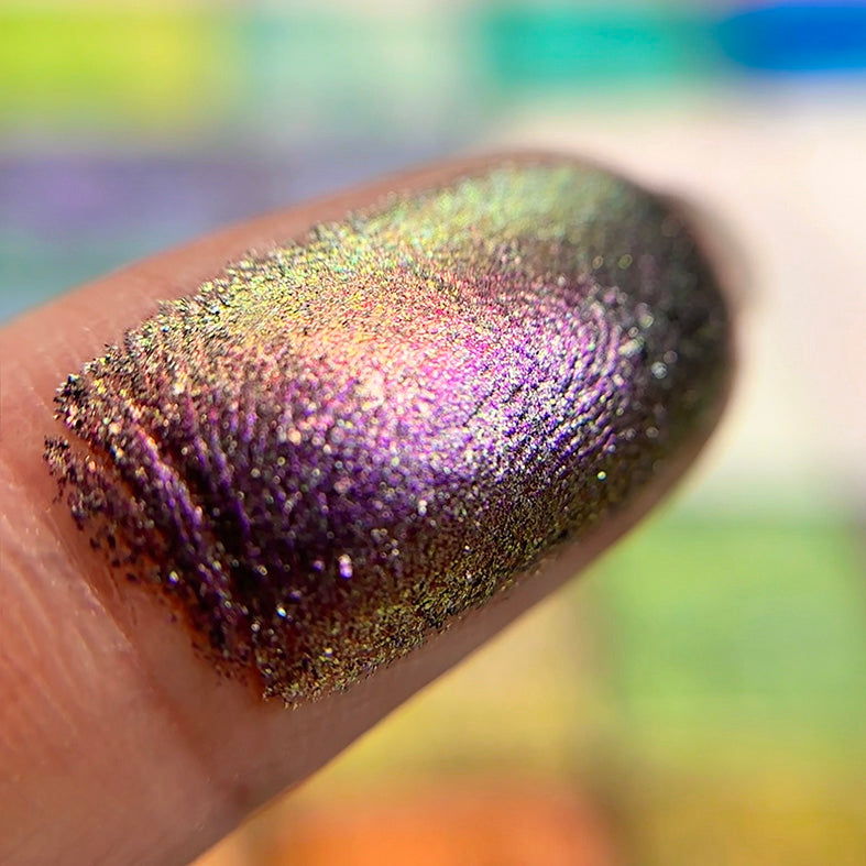 Vibrant Redox Dimensional Multichrome Eyeshadow Palette - Long Lasting Pressed Pigment Makeup for Stunning Eye Looks | Perfect for Party, Night Out & Special Occasions