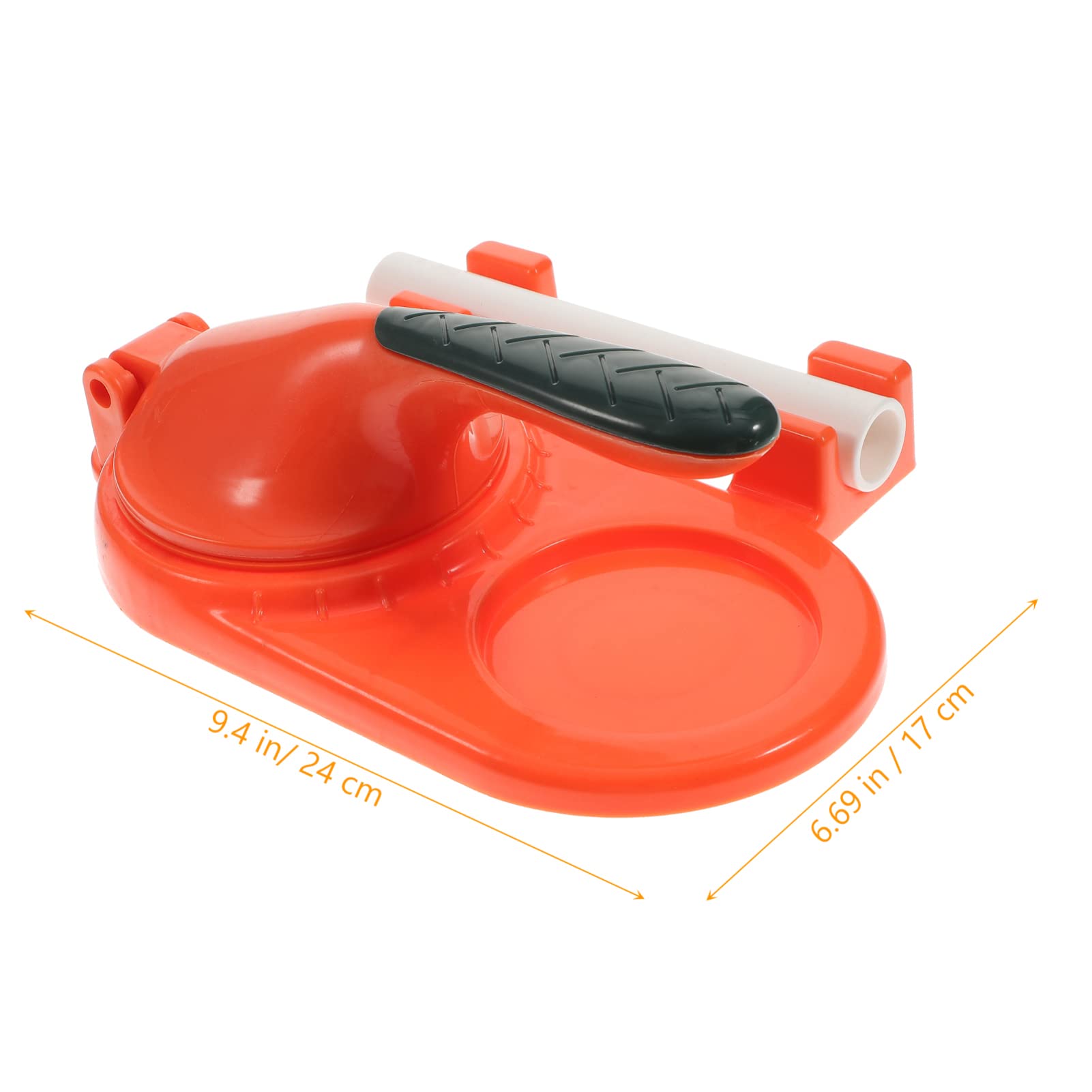 **Angoily Manual Tortilla Press & Dumpling Maker Set - Stainless Steel Dough Press for Tortillas, Dumplings, Pizza, Roti & Pastry | Perfect for Home Kitchen & Restaurant Use | Orange**    *(Use for making fresh tortillas, dumplings, pizza dough, roti, and pastry at home or in commercial kitchens.)*