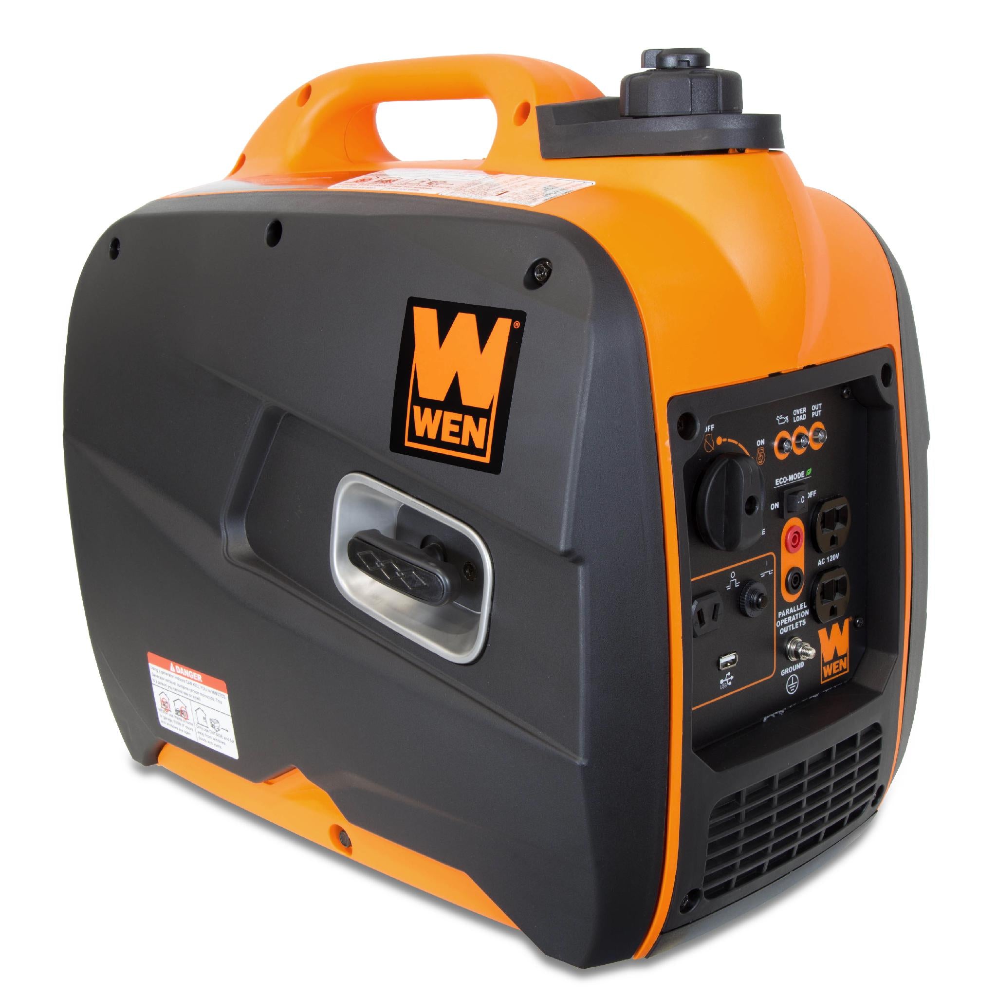 WEN R56200i 2000 Watt Portable Inverter Generator - CARB Compliant & Eco-Friendly (Certified Refurbished) - Perfect for Camping, RV Trips & Emergency Power Backup