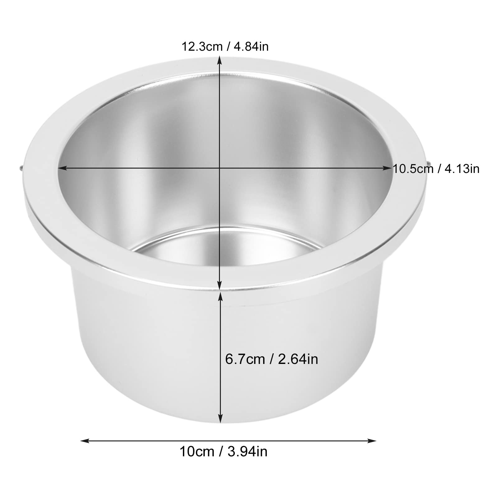 Premium Replacement Wax Inner Pot for Salon - Aluminum Alloy Heating Machine Insert with Easy Clean Surface | Ideal for Waxing Services, Spa Treatments & Hair Removal