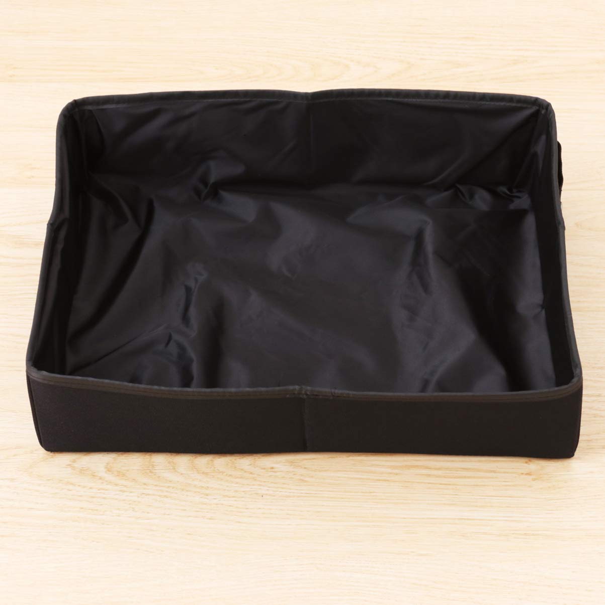 Foldable Portable Cat Litter Box for Kittens & Adult Cats - POPETPOP Collapsible Litter Pan for Home & Travel Use, Ideal for Indoor & Outdoor Pet Care